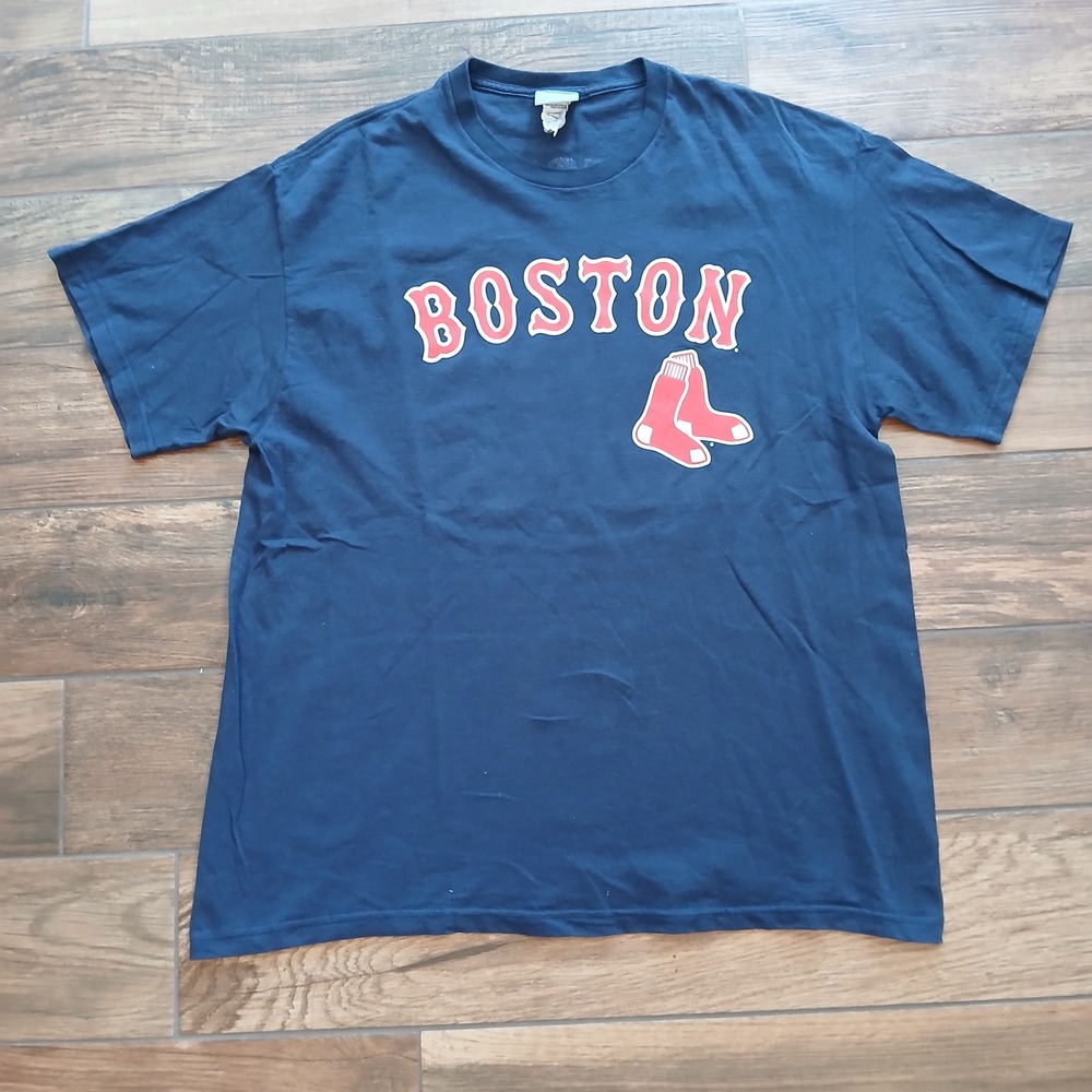 Boston Red Sox Shirt Mens Extra‎ Large Blue Victorino #18 Genuine Merchandise